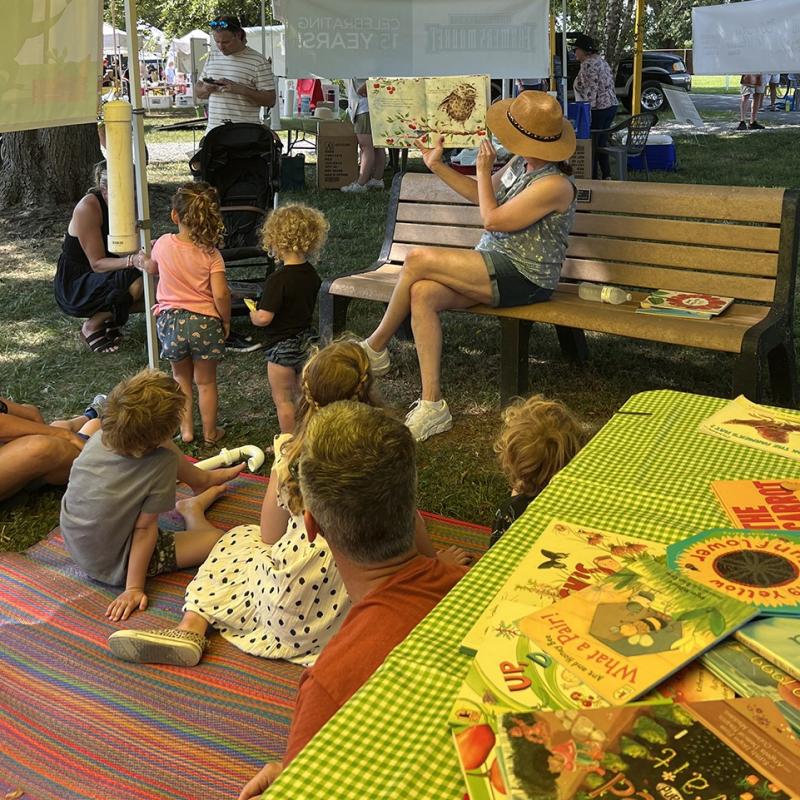 Children’s Storytime at the Market will be held at 10 a.m. each Saturday, sponsored by Heirloom. All children and their adults are welcome. SUBMITTED PHOTOS